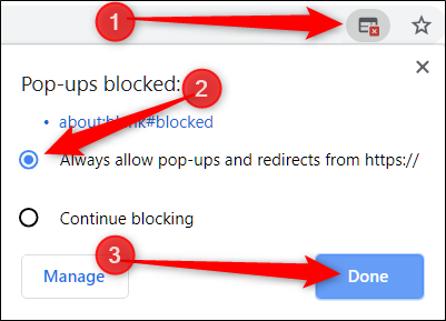 disable pop up blocker in chrome for mac